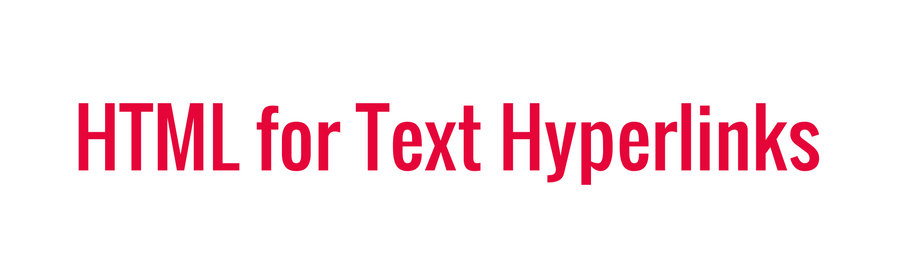 HTML Hyperlinks | MSA Technosoft